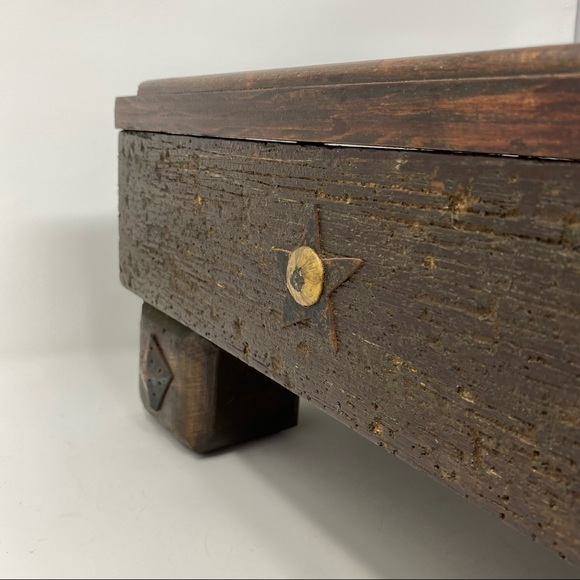 Potpourri Vintage Big Wooden Carved Box 16”x12”x8” - Picture 11 of 12